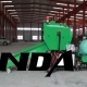 Silage packing machine